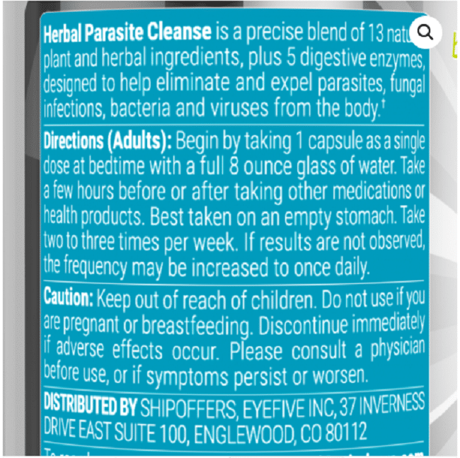 herbal parasite cleanse