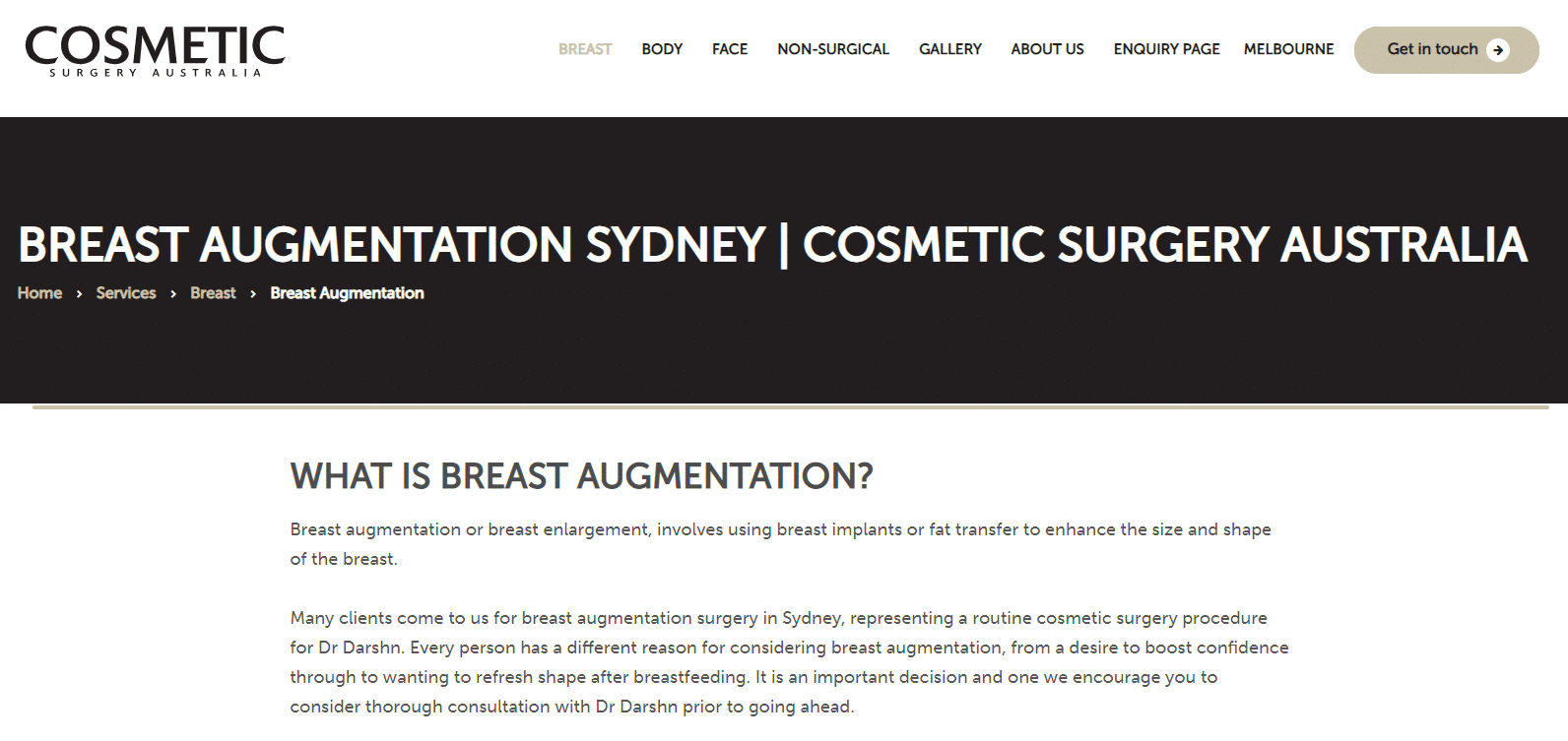 breast augmentation