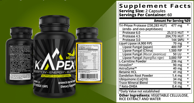 kApex keto optimizer supplement