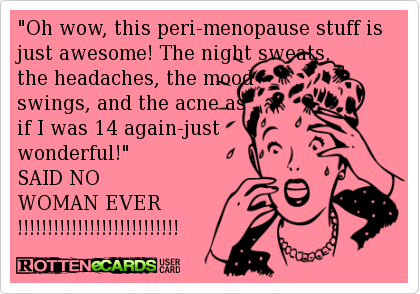 menopausal acne